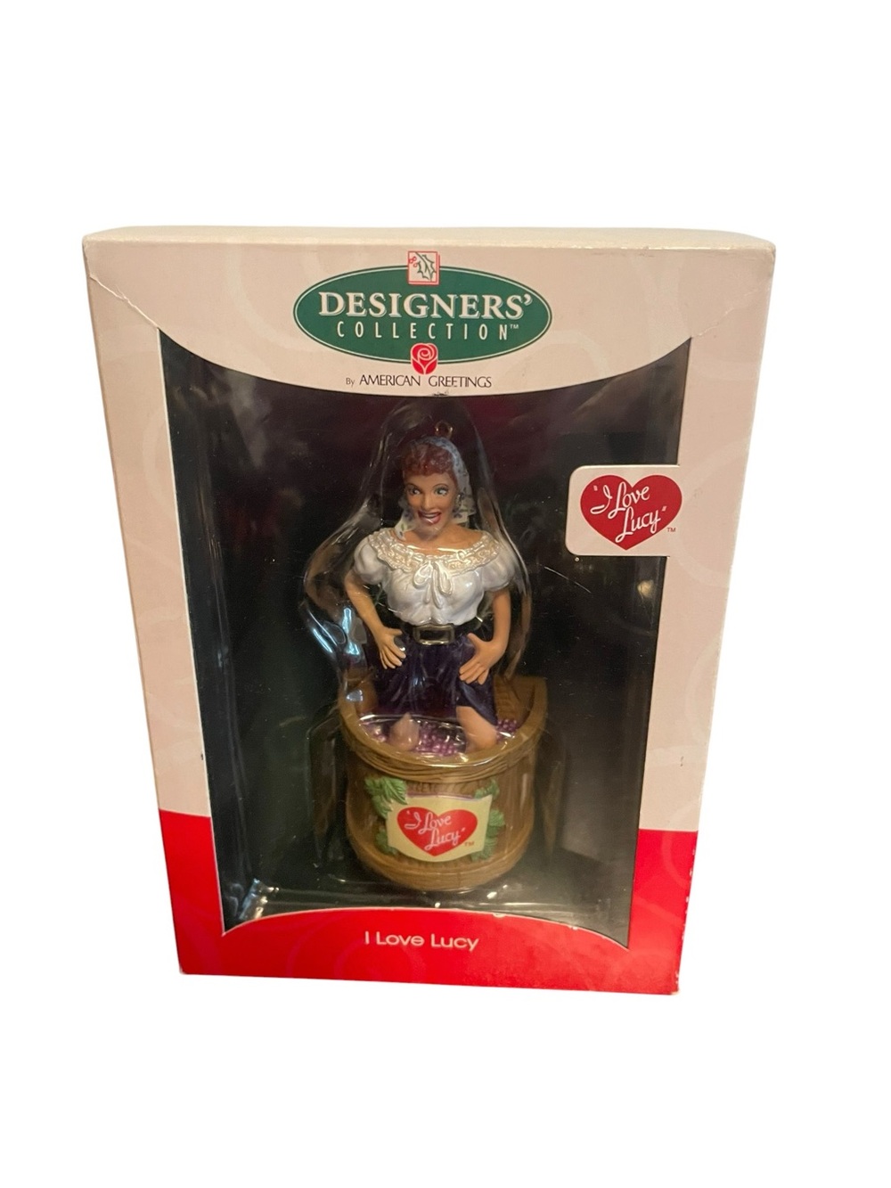American Greetings Designers' Collection I Love Lucy Grape Stomping Ornament